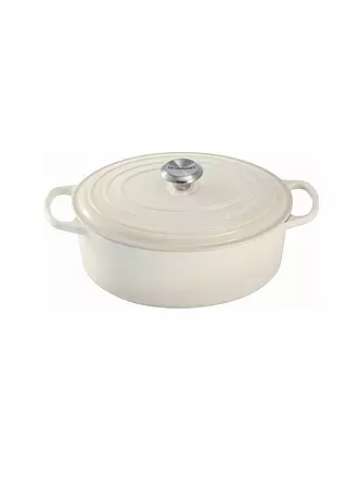 LE CREUSET | Bräter oval Signature 31cm 6,3l Meringue | 